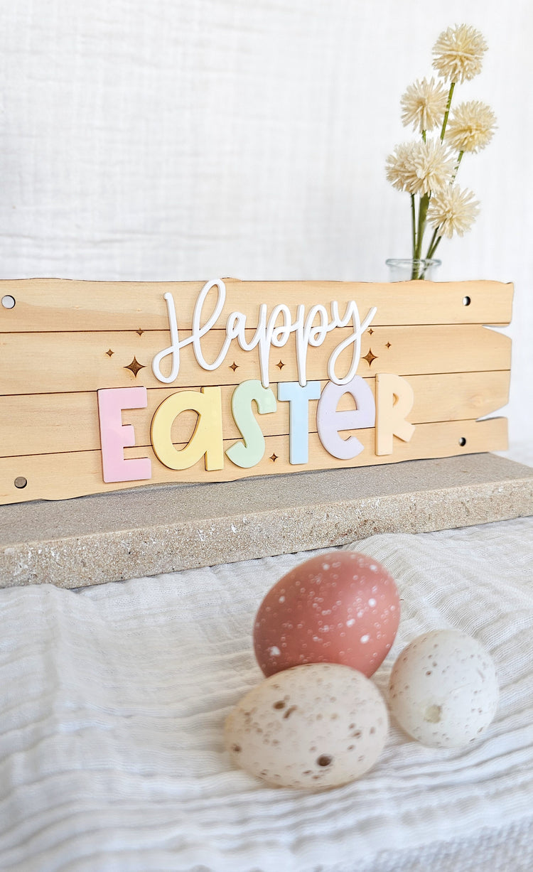 Happy Easter Plaque