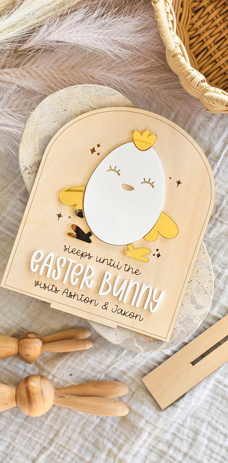 Easter Countdown | Sleeps till Easter | Chicken Egg