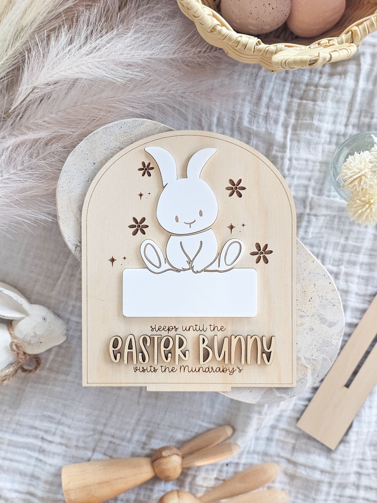 Easter Countdown | Sleeps till Easter | Sitting Bunny