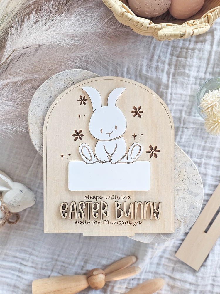 Easter Countdown | Sleeps till Easter | Sitting Bunny