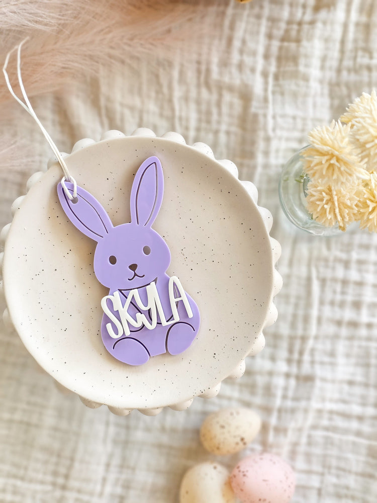 Easter Bunny Basket Tag