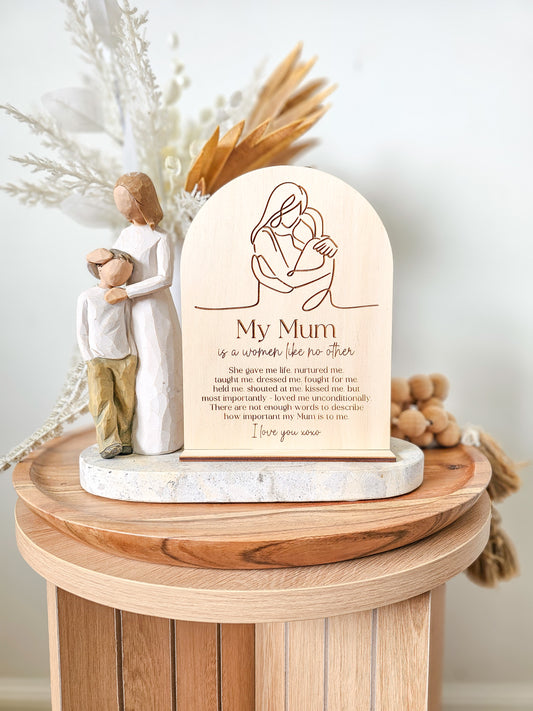 Mother's Day Timber Plaque - is a women like no other