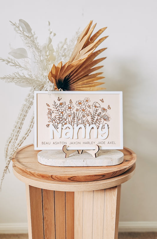 Mother's Day Wildflower Plaque