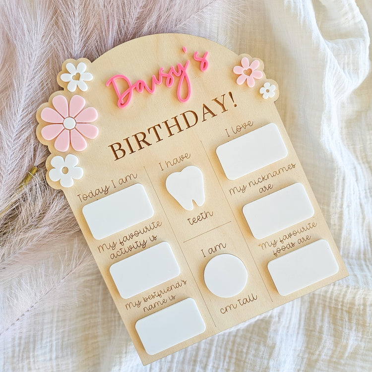 Birthday Board | Daisy