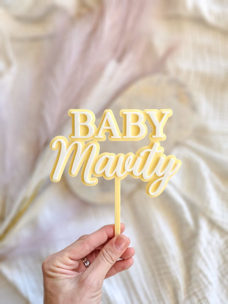 Baby Shower Cake topper