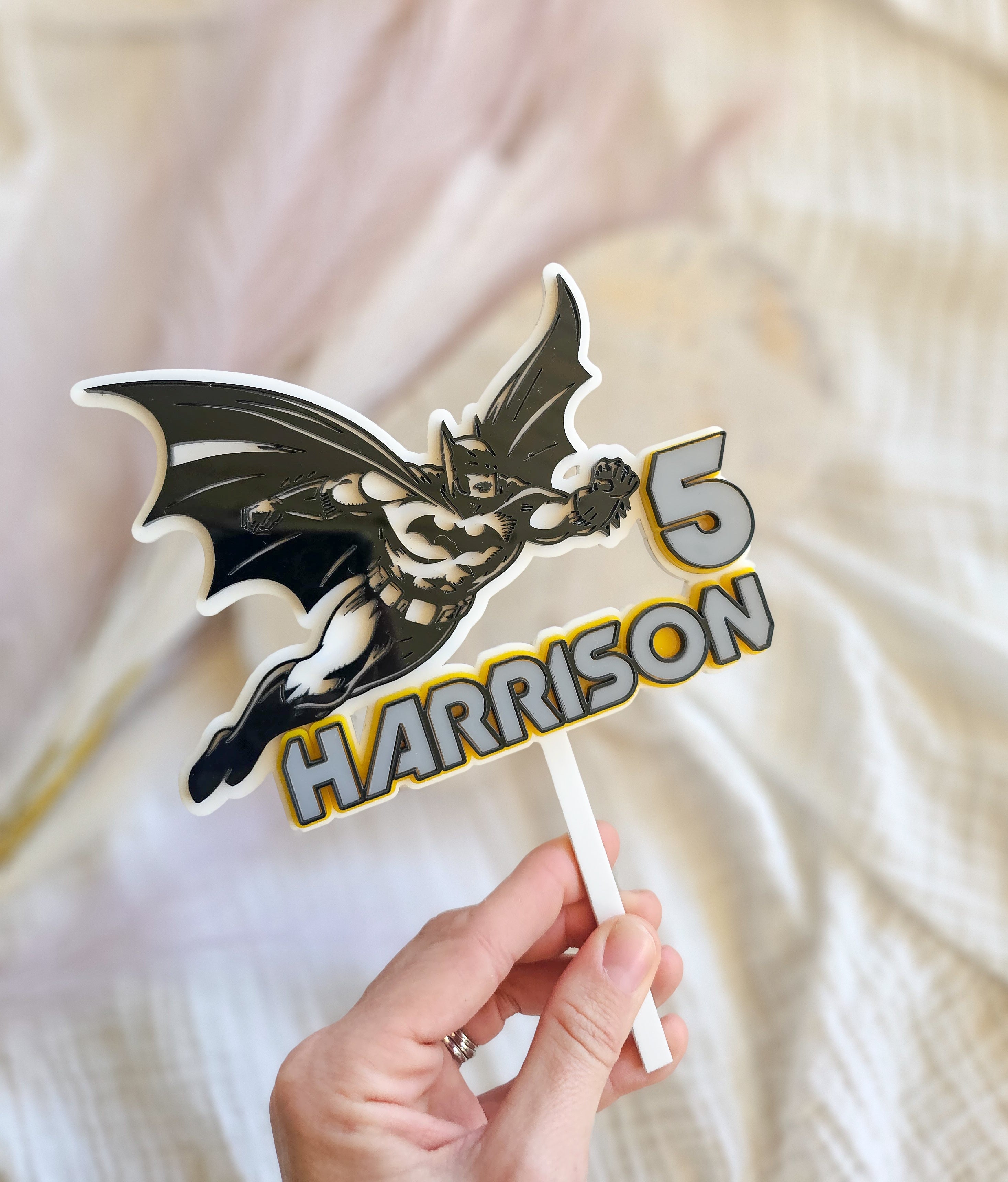 Batman Cake Topper – Love, Abby