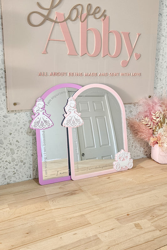 Personalised Daily Affirmation Mirror - Princess