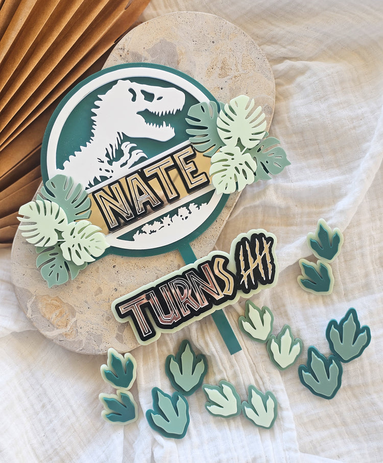 Jurassic Park Cake topper