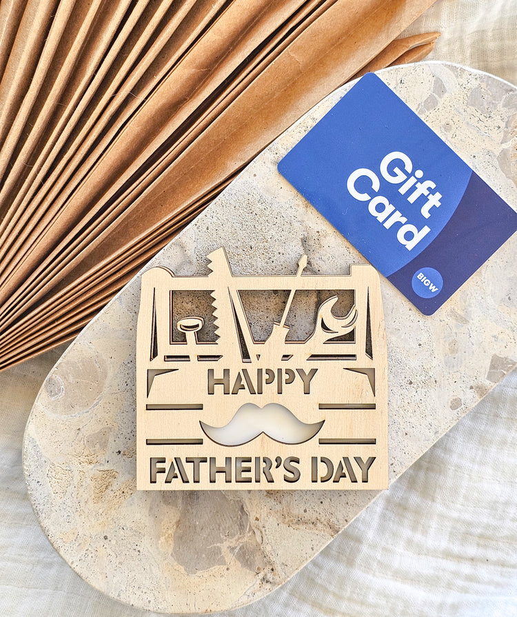 Father's Day Gift Card Holder - Tool Box