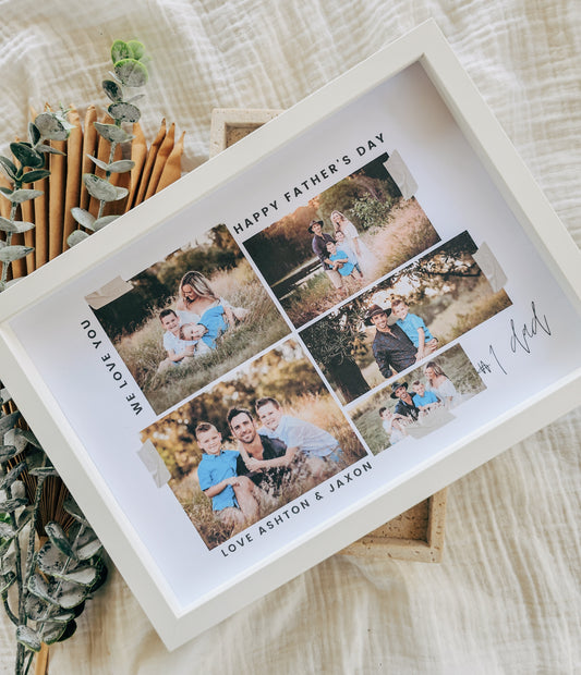 Father's Day Photo Collage Frame - #1 Dad