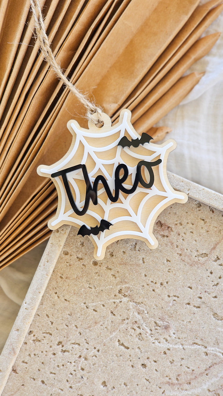 Halloween Spiderweb Tag