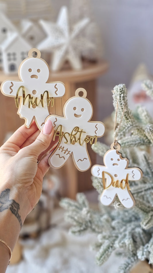 Gingerbread Ornament - Multiple Designs