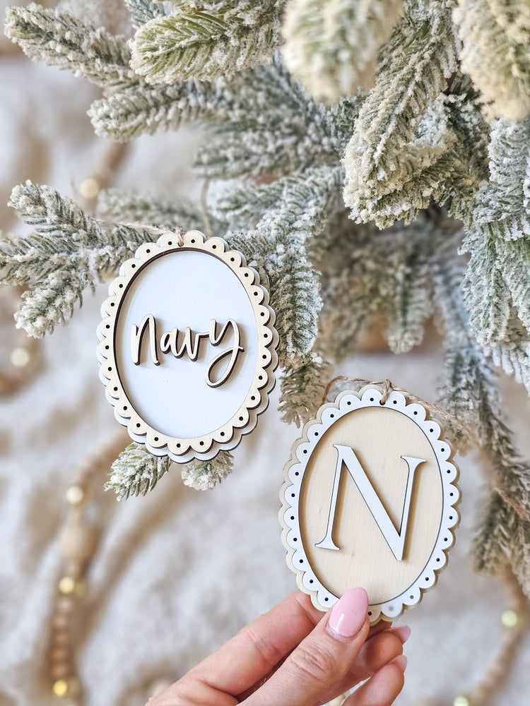 Vintage Christmas Ornament - Timber