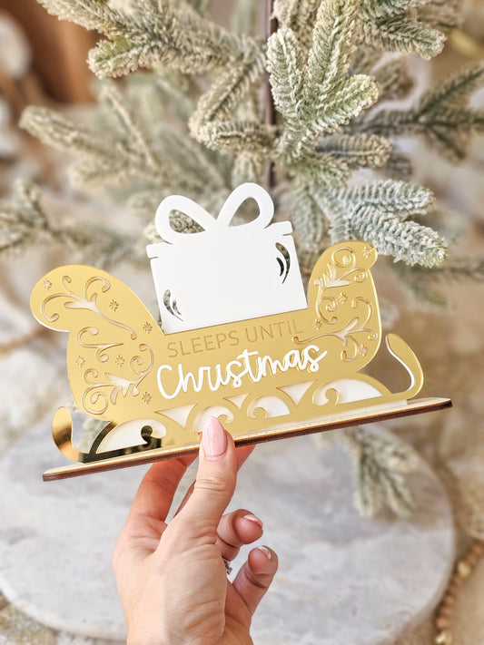 Santa Sleigh Christmas Countdown