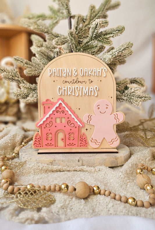 Gingerbread Themed Christmas Countdown