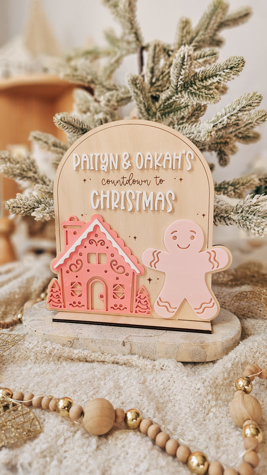 Gingerbread Themed Christmas Countdown