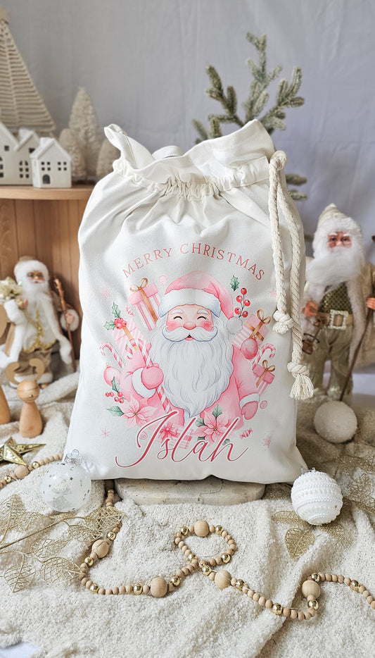 Personalised Christmas Sack - Multiple Designs