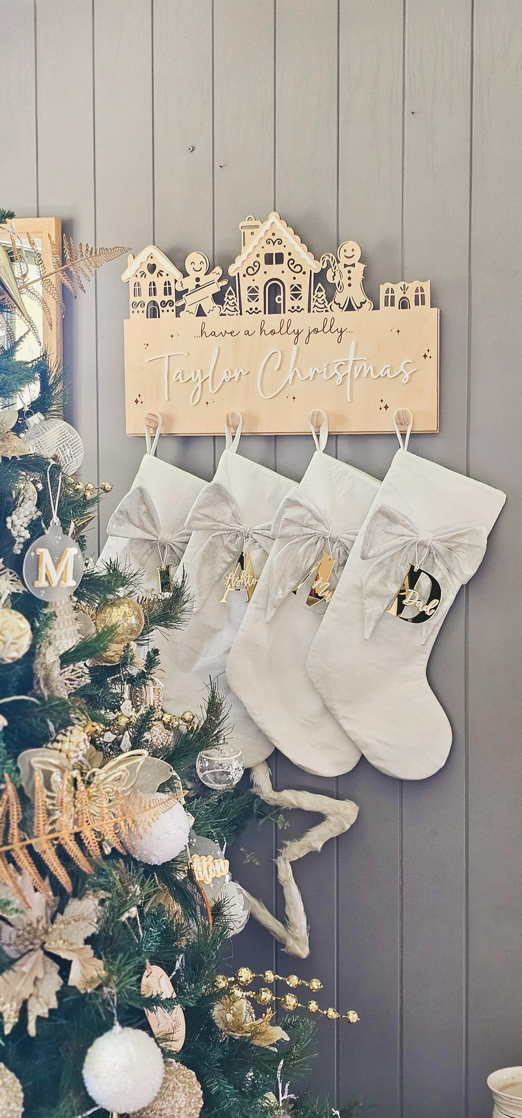 Deluxe Bow Stocking - with tag
