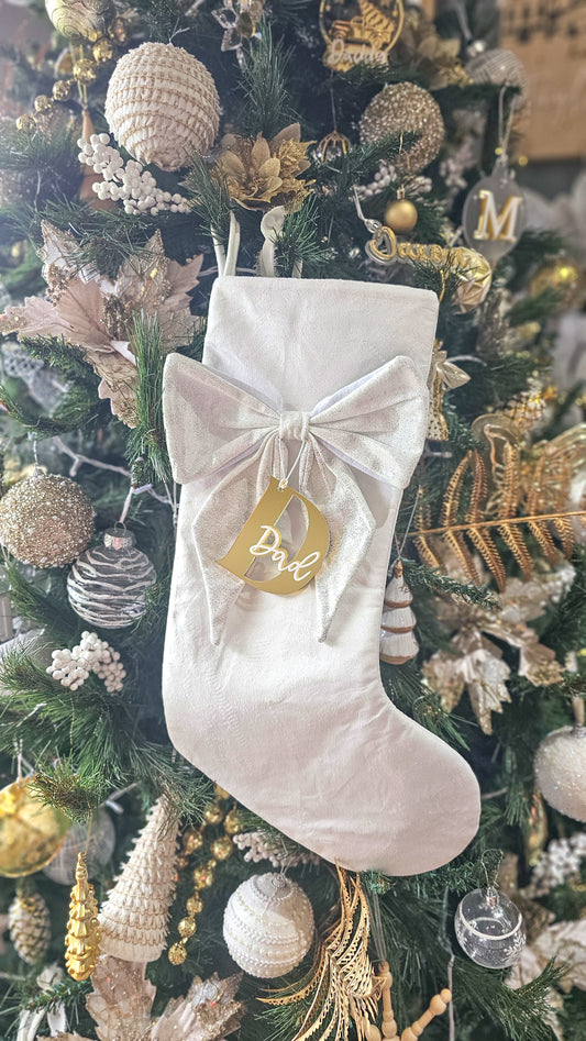 Deluxe Bow Stocking - with tag