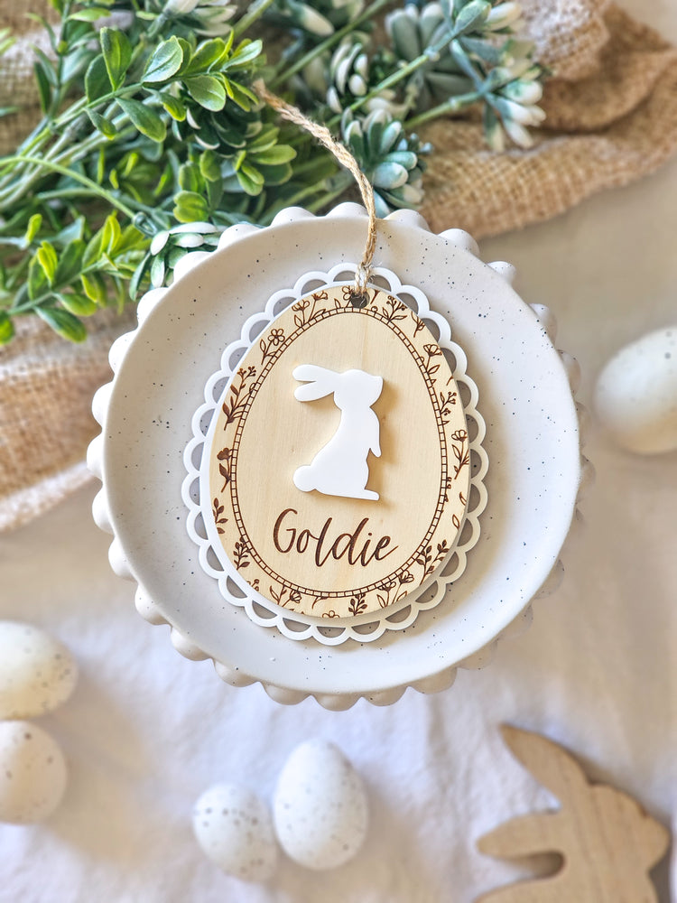 Deluxe Floral Vintage Easter Tag