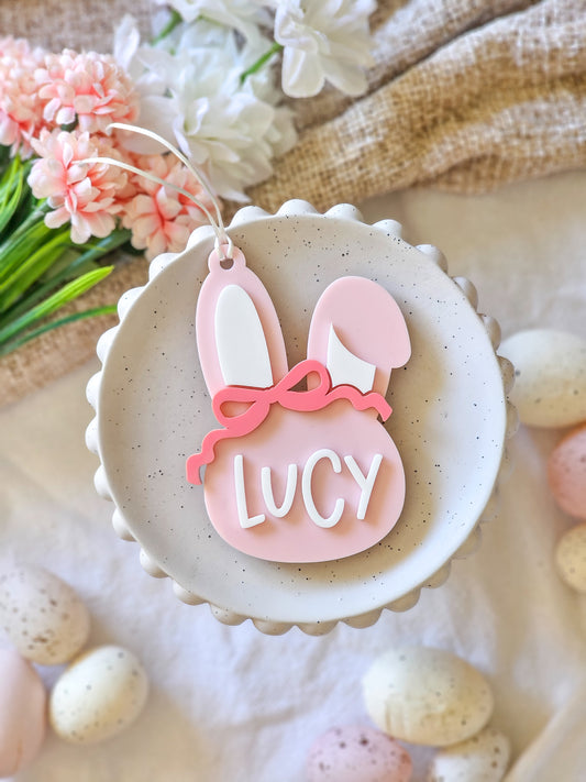 Easter Bunny Tag - Acrylic