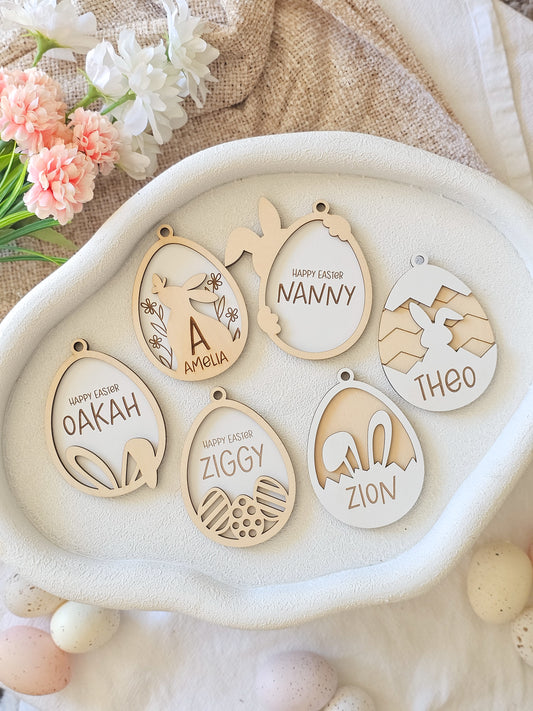 Bunny Layered Easter Tag - Multiple Designs