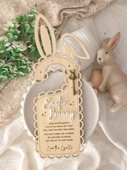 Vintage Easter Magic Key Door Hanger - Design 1