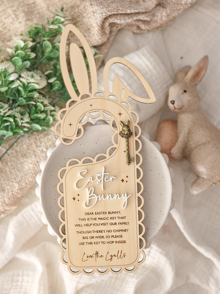 Vintage Easter Magic Key Door Hanger - Design 1