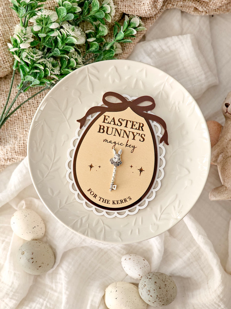 Deluxe Vintage Easter Magic Key Plaque