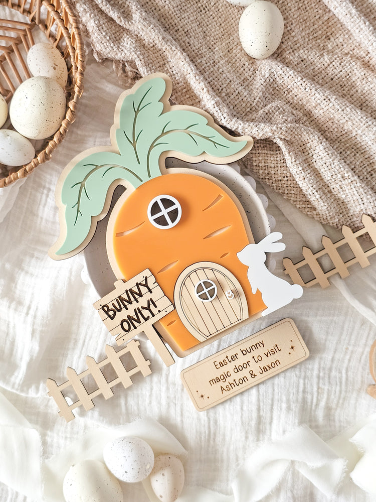 Carrot Shaped Easter Magic Door
