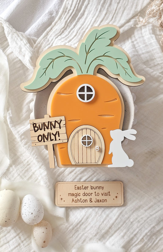 Carrot Shaped Easter Magic Door