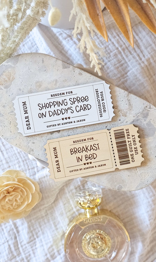 Mother's Day Personalised Coupons