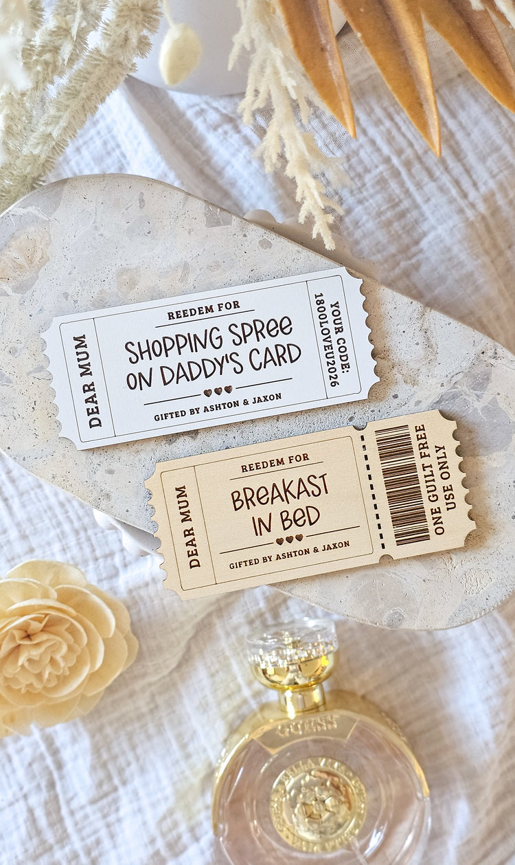 Mother's Day Personalised Coupons