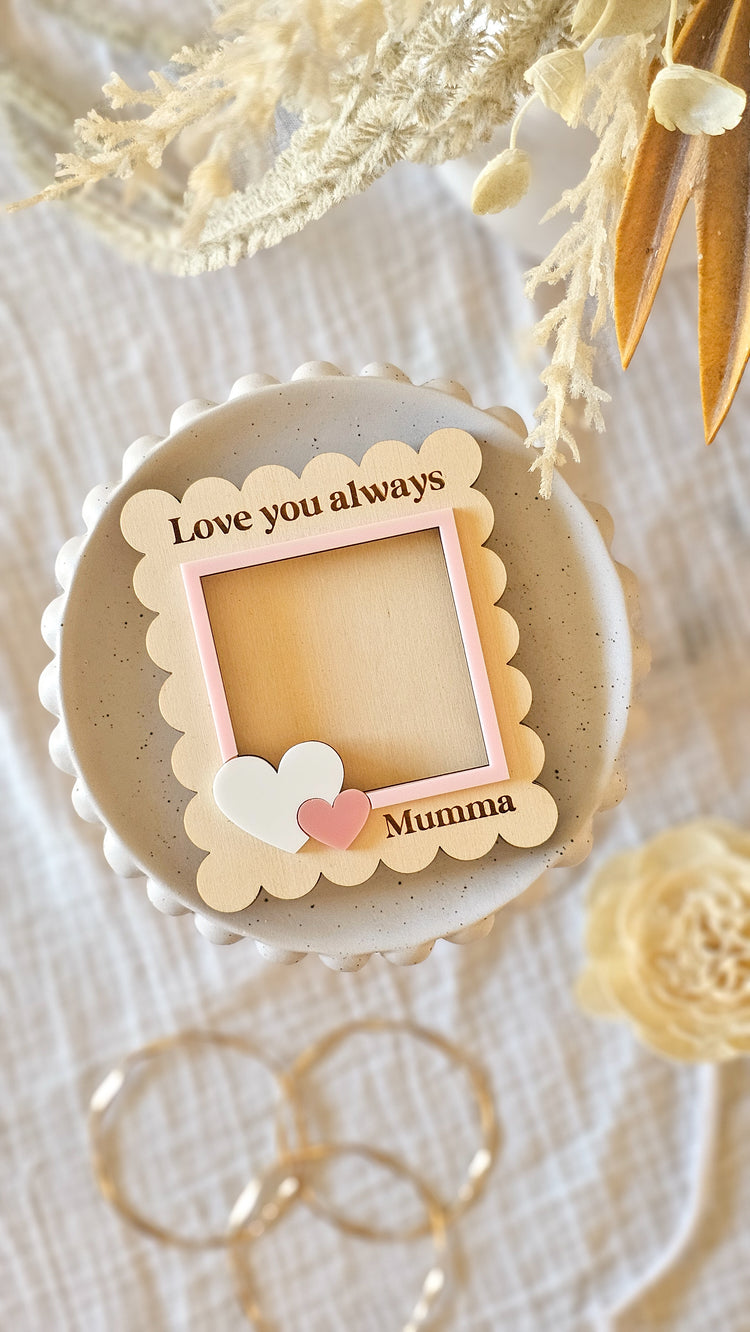 Fridge Photo Frame with Magnet | Hearts