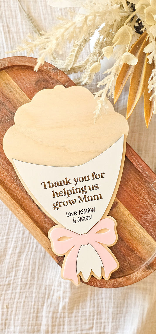 Mother's Day Fingerprint Board | Bouquet