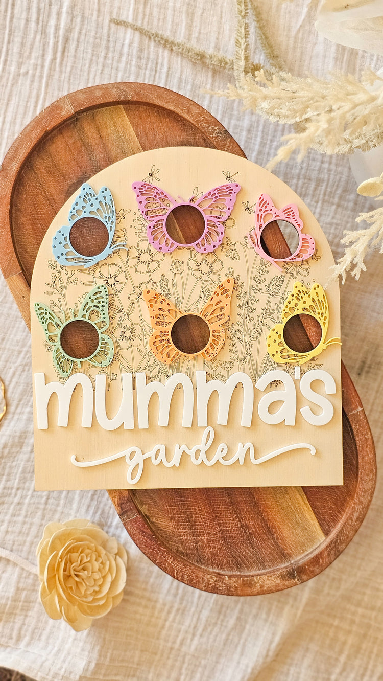 Butterfly Garden Photo Plaque