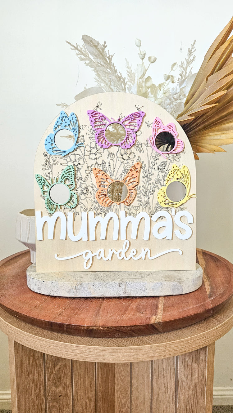 Butterfly Garden Photo Plaque