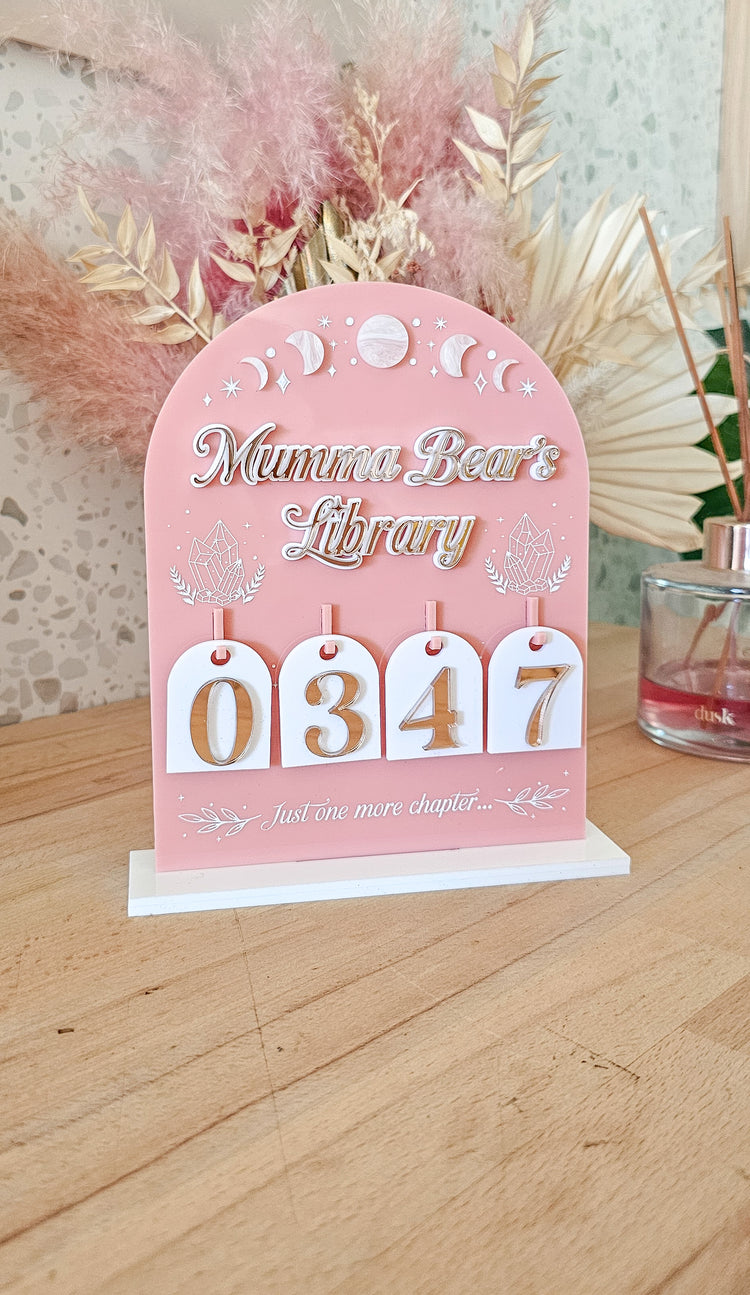 Library Book Reading Tracker