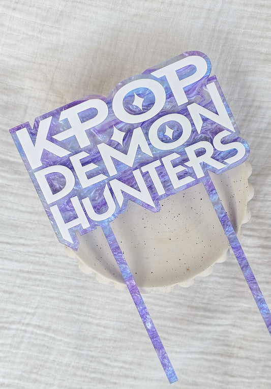 Kpop Demon Hunters Cake Topper