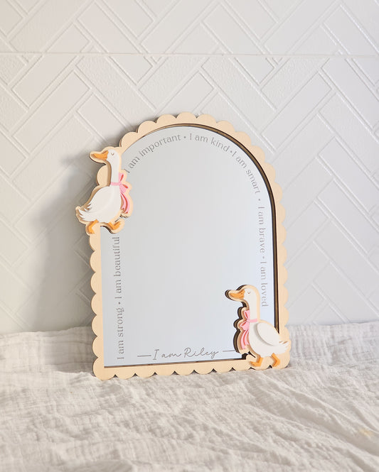 Personalised Daily Affirmation Mirror - Silly Goose