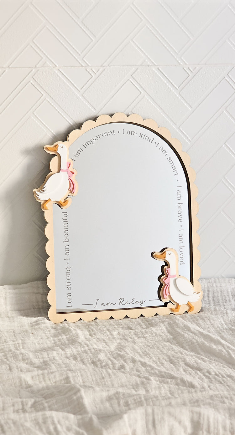 Personalised Daily Affirmation Mirror - Silly Goose
