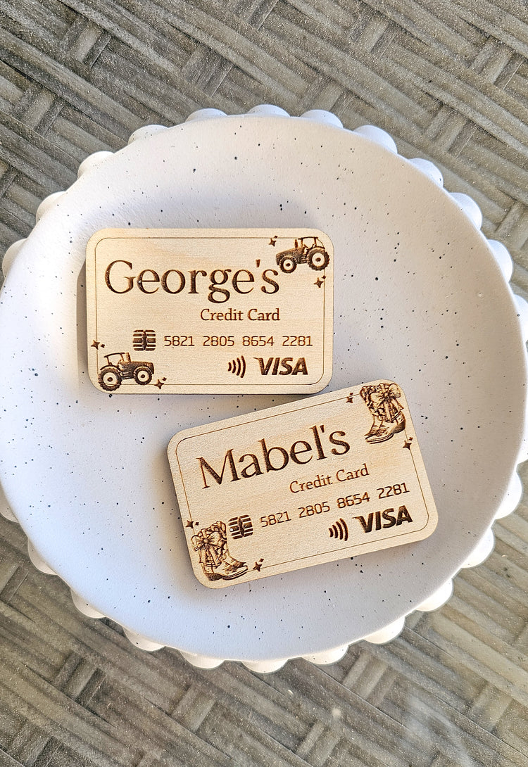 Children's Play Credit Card