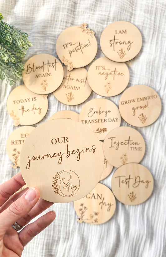 IVF Milestone Plaque Bundle
