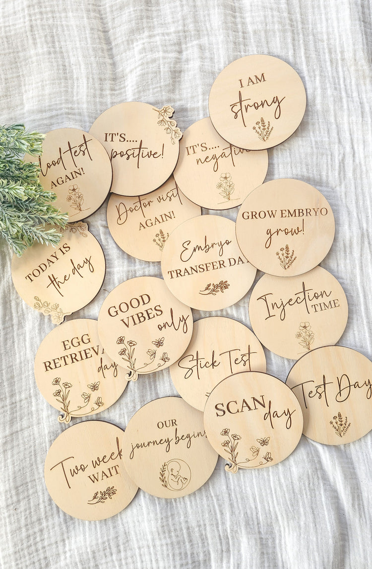 IVF Milestone Plaque Bundle
