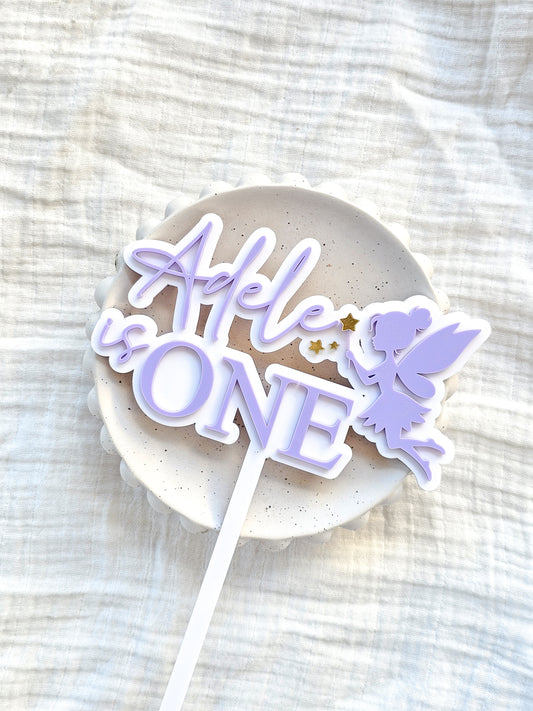 Personalised Fairy Cake Topper