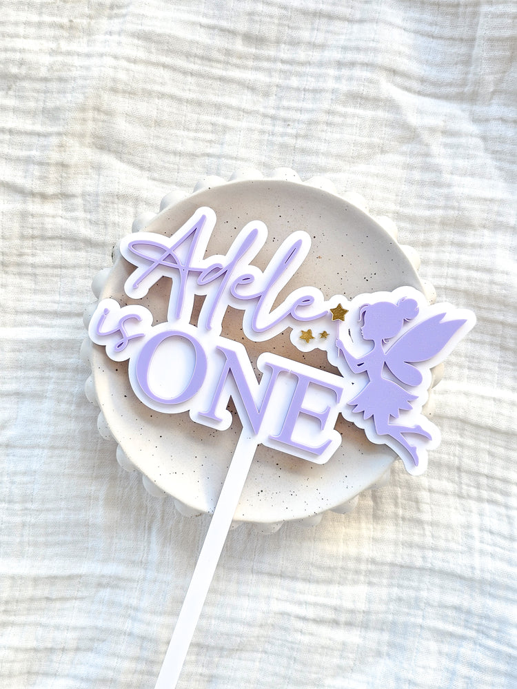 Personalised Fairy Cake Topper