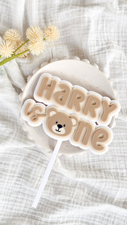 Baby Bear cake topper