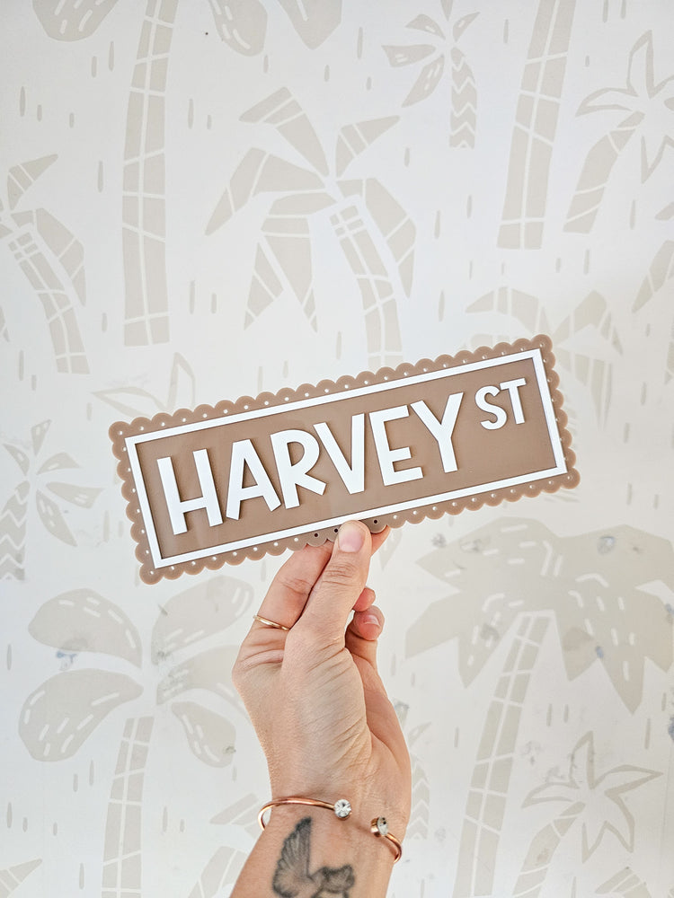 Vintage Personalised Street Sign