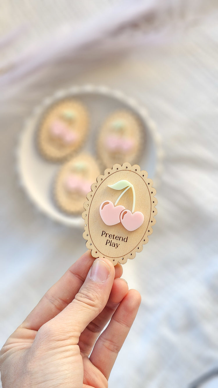 Vintage Storage Labels - Cherries