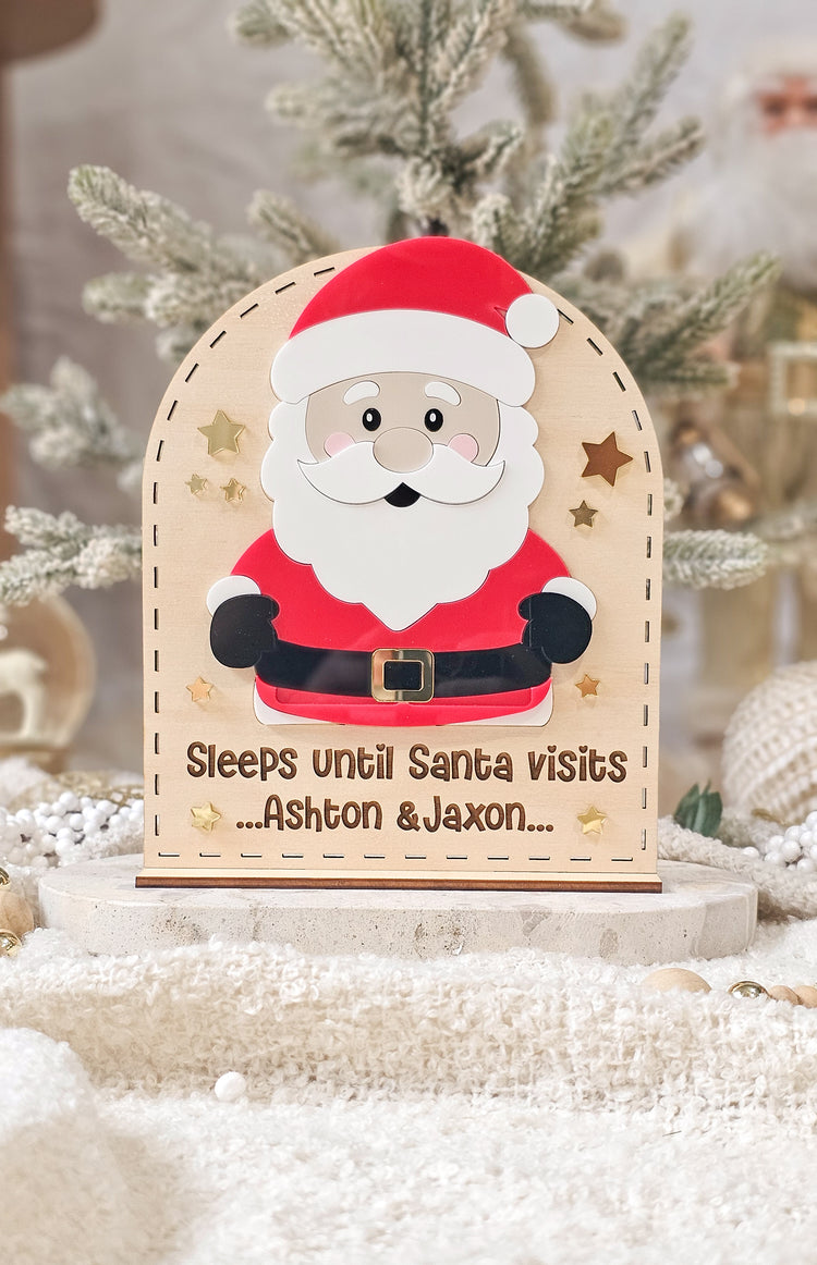 Santa Claus Interchangeable Christmas Countdown